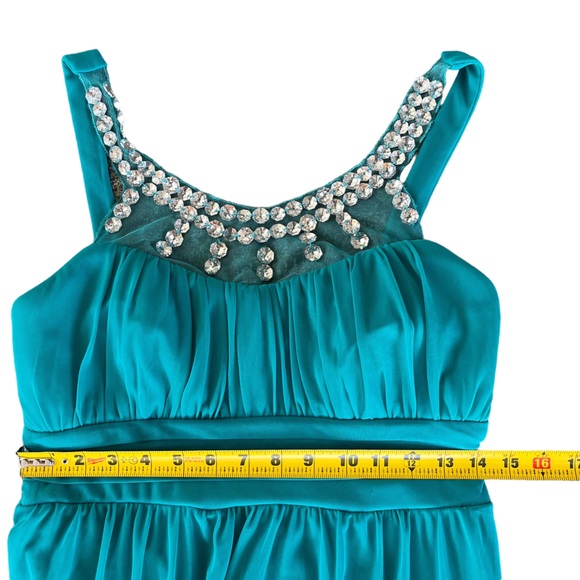 Ruby Rox Sleeveless Dress With Rhinestones Front Sz 13 - Picture 7 of 12